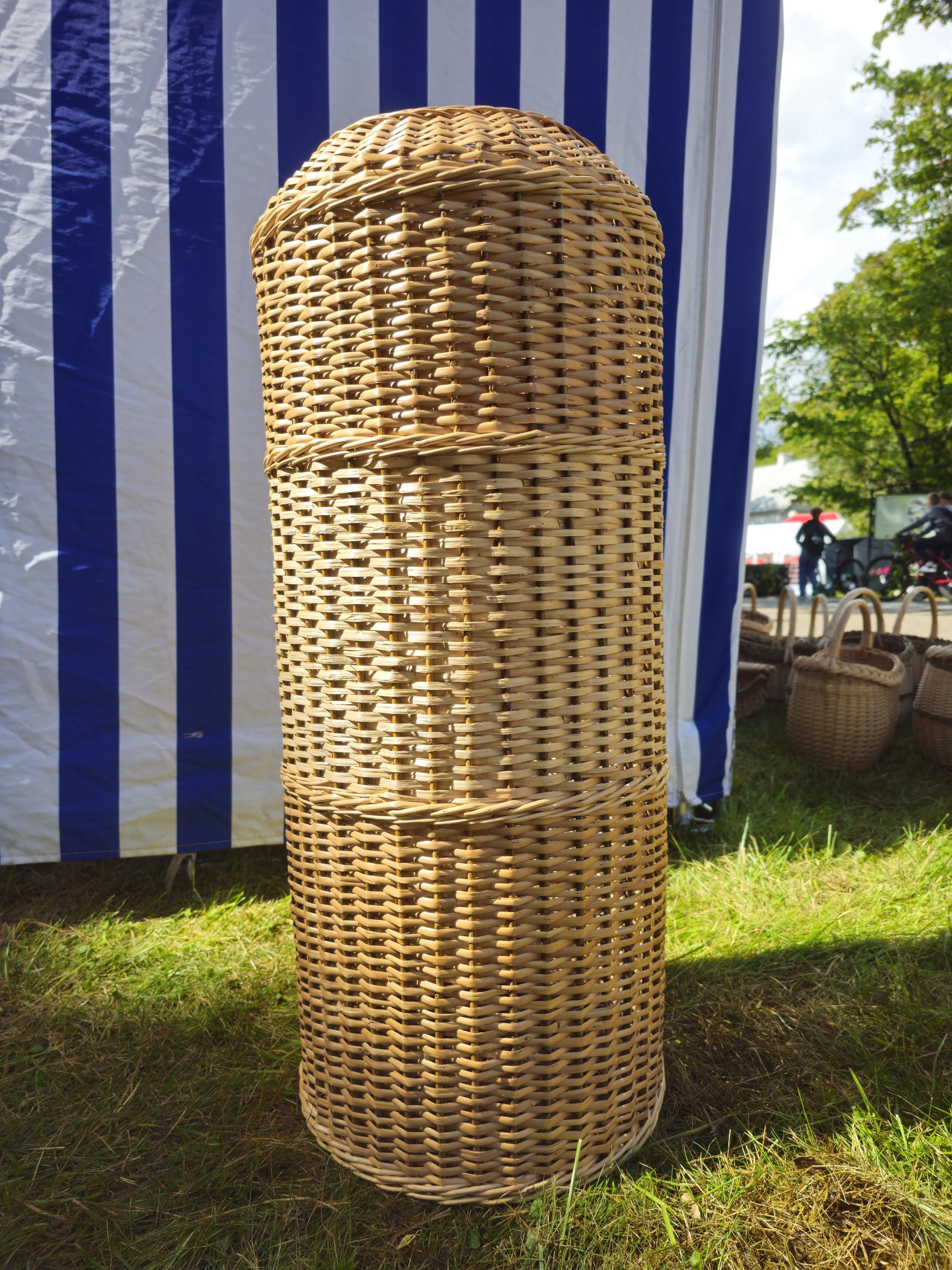 Wicker Gas Cylinder Cover – Handmade Willow Protector