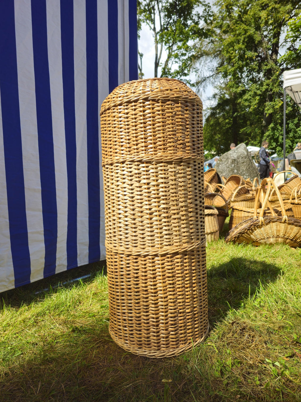 Wicker Gas Cylinder Cover – Handmade Willow Protector