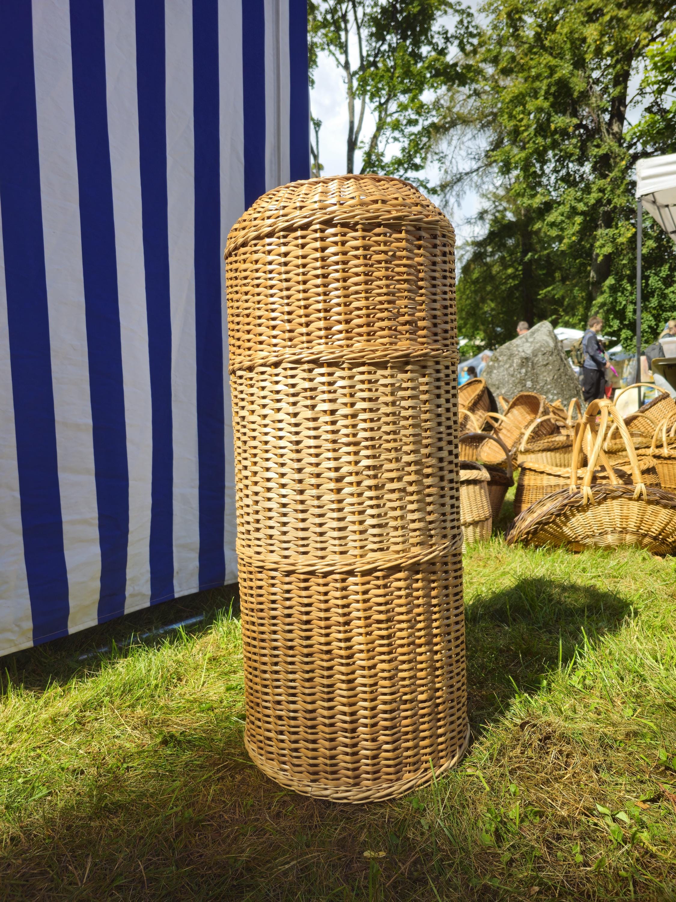 Wicker Gas Cylinder Cover – Handmade Willow Protector