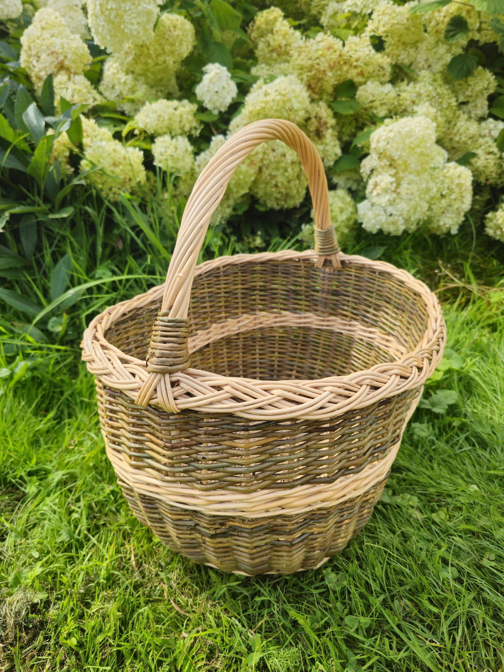 Rustic Handwoven Wicker Basket – Small yet Mighty Storage for Home & Garden