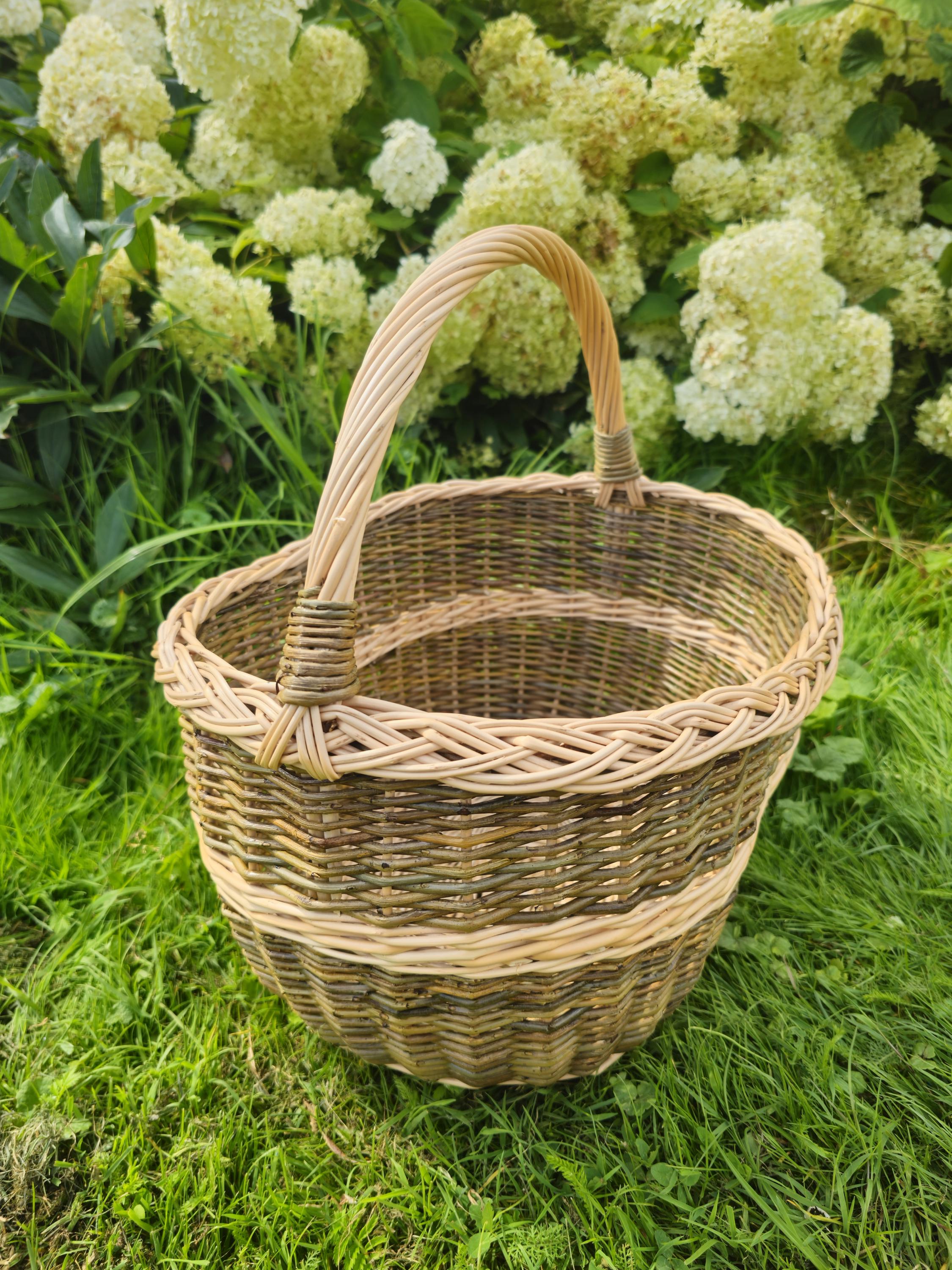 Rustic Handwoven Wicker Basket – Small yet Mighty Storage for Home & Garden