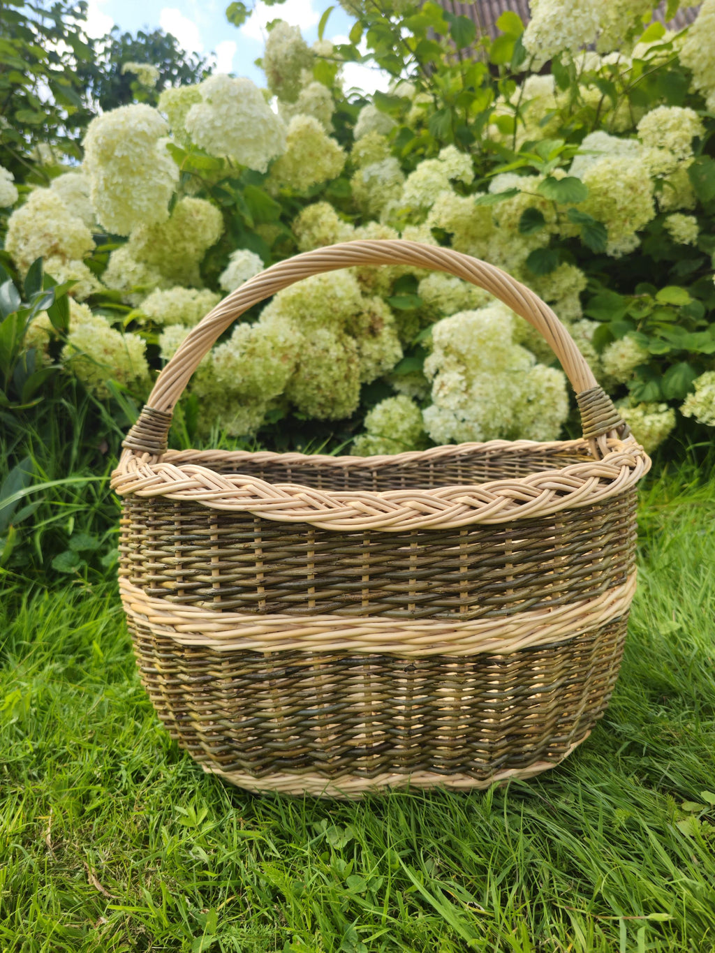 Rustic Handwoven Wicker Basket – Small yet Mighty Storage for Home & Garden