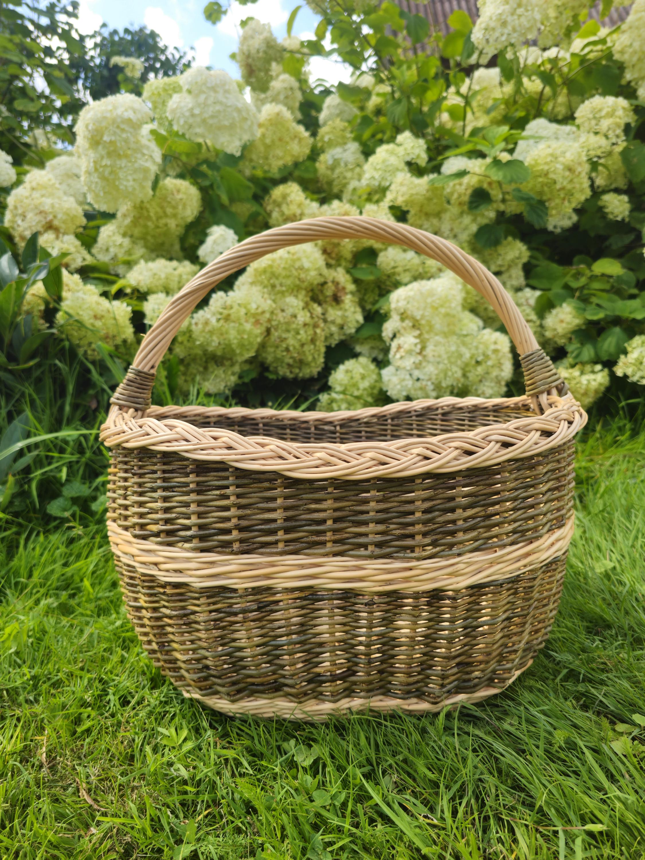 Rustic Handwoven Wicker Basket – Small yet Mighty Storage for Home & Garden